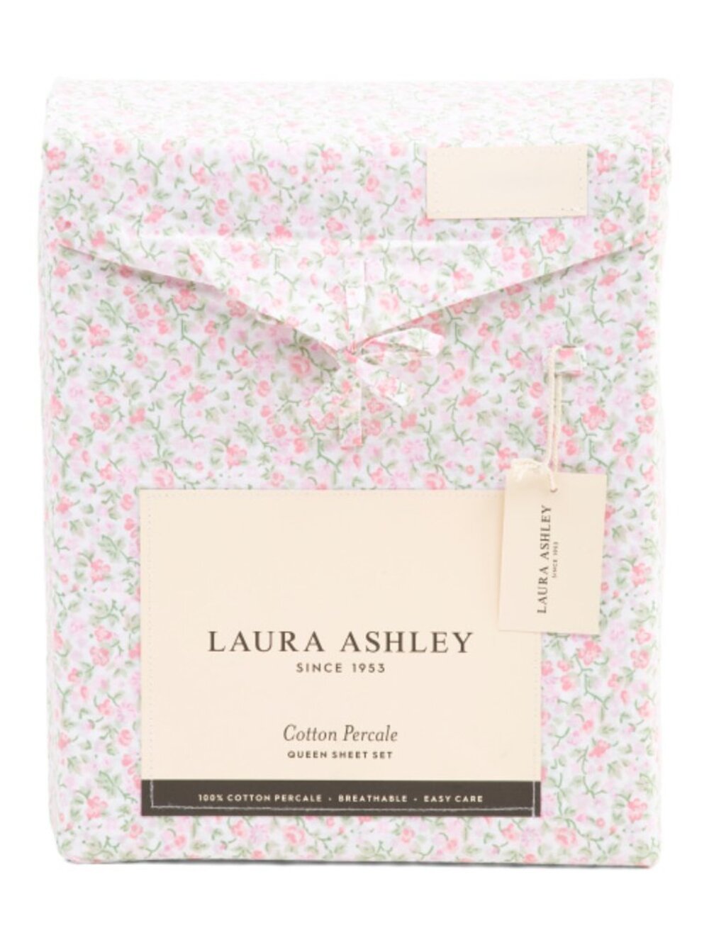 LAURA ASHLEY Cotton Floral Sheet Set